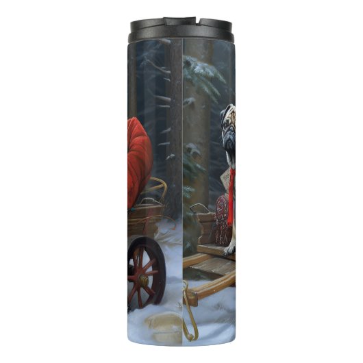 プグクリスマスフェスティバルシーズン タンブラー (裏面)