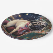 プグクリスマスフェスティバルシーズン ペーパープレート (アングル)