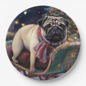 プグクリスマスフェスティバルシーズン ペーパープレート (正面)