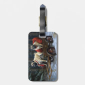 プグクリスマスフェスティバルシーズン ラゲッジタグ (裏面縦)