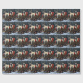 プグクリスマスフェスティバルシーズン ラッピングペーパー (フラット)