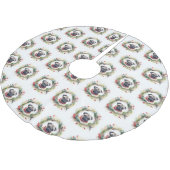 プグクリスマスリースフェスティバルカップ ブラッシュドポリエステルツリースカート (アングル)