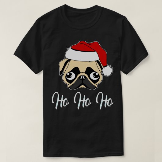 プグサンタ Tシャツ (デザイン正面)