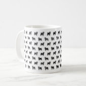 プグスケッチデザインマグ コーヒーマグカップ (正面左)