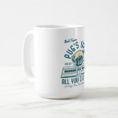 プグズディナー50年代ヴィンテージレトロマグカップ(FAWN) コーヒーマグカップ (正面左)