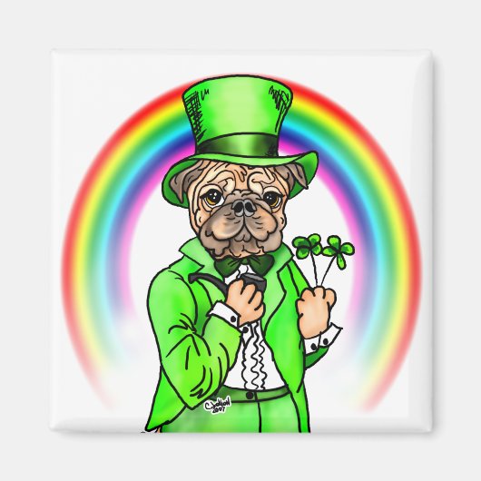 プグセントパトリックのデイマグネット マグネット (正面)