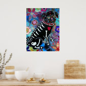 プグディアデロスミュートスドッグ恋人 ポスター (キッチン)