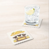 プグドッグズレモネードスタンド ペーパーコースター (インサイチュ)