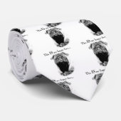 プグハッピー顔 ネクタイ (ロール)