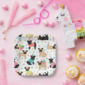 プグバースデーパーティーお祝い ペーパープレート (パーティー)