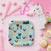 プグバースデーパーティーお祝い ペーパープレート (パーティー)