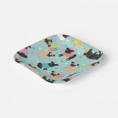 プグバースデーパーティーお祝い ペーパープレート (傾斜あり)