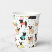 プグバースデーパーティーお祝い 紙コップ (裏面)