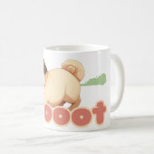プグファーティングデザイン コーヒーマグカップ (正面右)