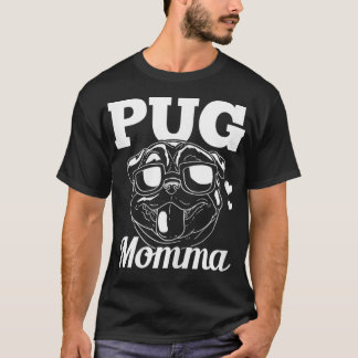プグママドッグマママママギフト Tシャツ
