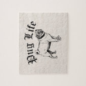 プグライフおもしろい犬ギャング ジグソーパズル (縦)