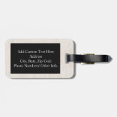 プグライフおもしろい犬ギャング ラゲッジタグ (裏面横)