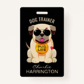 プグライフカスタム文字&カラーバッジ バッジ (正面)