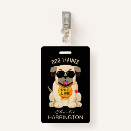 プグライフカスタム文字&カラーバッジ バッジ