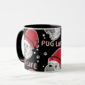 プグライフ動物サンタ・クリスマス マグカップ (正面左)