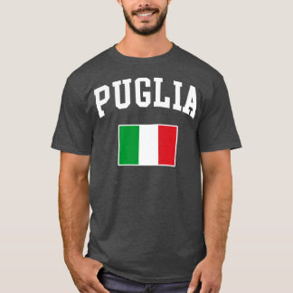 プグリアイタリアンイタリア国旗イタリア家族の贈り物 Tシャツ