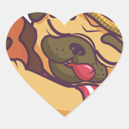 プグ遊ギター ハートシール