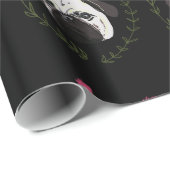 プグ顔、ドッグアート ラッピングペーパー (ロールコーナー)