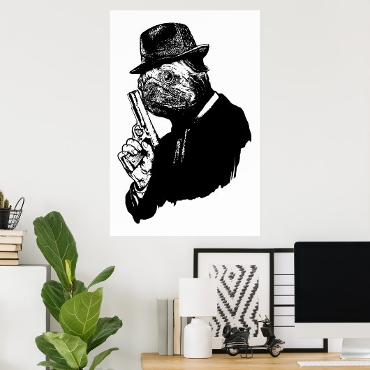 プグ・アサシン ポスター (ホームオフィス)