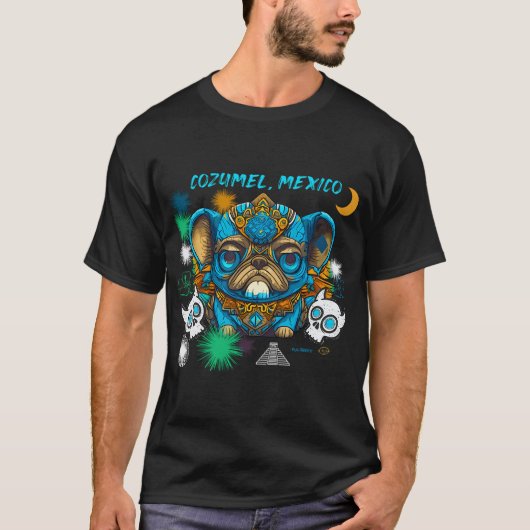 プグ スカル キャンディ 5 COZUMEL MEXICO Tシャツ (正面)