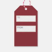 プグ&ビーグルギフトラベル ギフトタグ (裏面)