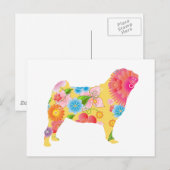 プグ ポストカード (正面/裏面)