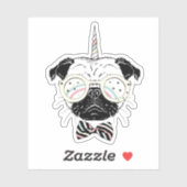 プグ・ユニコーン | Be ユニーク シール (シート)