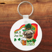 プグSt patricks キーホルダー (正面)