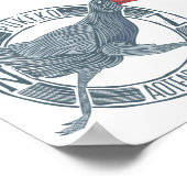 プケコ・アオテアロア・ニュージーランド ポスター (角)