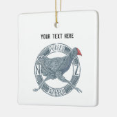 プケコNZ鳥 セラミックオーナメント (左)