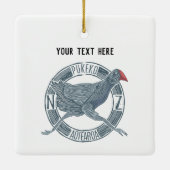 プケコNZ鳥 セラミックオーナメント (裏面)