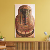 プサメティックIの石棺の外蓋(664-61) キャンバスプリント (インサイチュ (リビング))