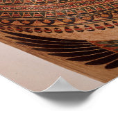 プサメティックIの石棺の外蓋(664-61) ポスター (角)