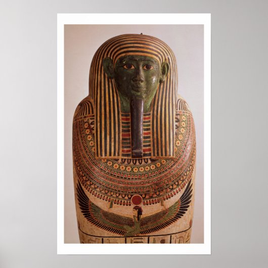 プサメティックIの石棺の外蓋(664-61) ポスター (正面)