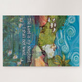 プサルム23，主は私の羊飼いのパズル ジグソーパズル (横)