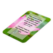 プサルム34:5彼らは彼を見て、晴れやかだった マグネット (左側)