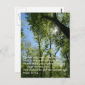 プサルム37:5-6 ポストカード (正面/裏面)