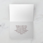 プサルム46:1-3神は私たちの避難と強さ カード (内部)