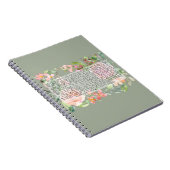 プサルム91水彩聖なる書物、 経典画 ノートブック (右側)