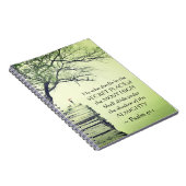 プサルム91:1秘密の場所に住む者 ノートブック (右側)