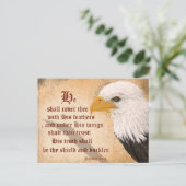 プサルム91:4 ポストカード (スタンド正面)