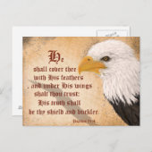 プサルム91:4 ポストカード (正面/裏面)