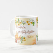 プサルム94:19エホバは私を慰めた コーヒーマグカップ (正面左)