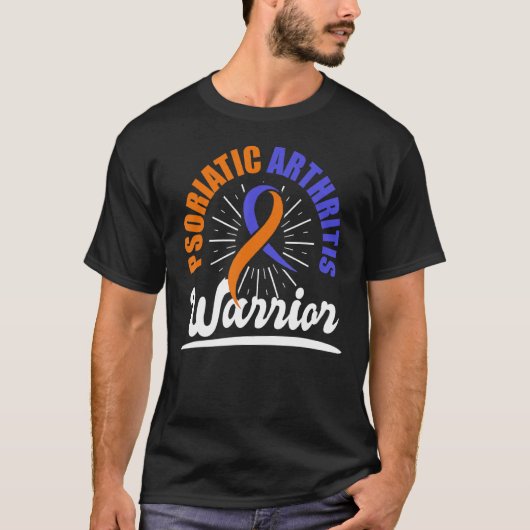 プサ乾癬性関節炎認識度 Tシャツ (正面)