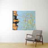 プシネコとカボチャ タペストリー (インサイチュ(横))